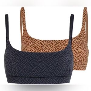 FENDI x SKIMS 2 scoop bralettes
